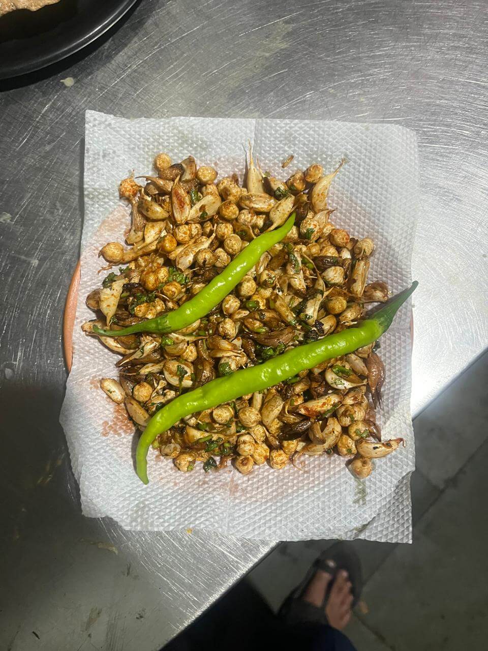 चना गार्लीक फ्राय